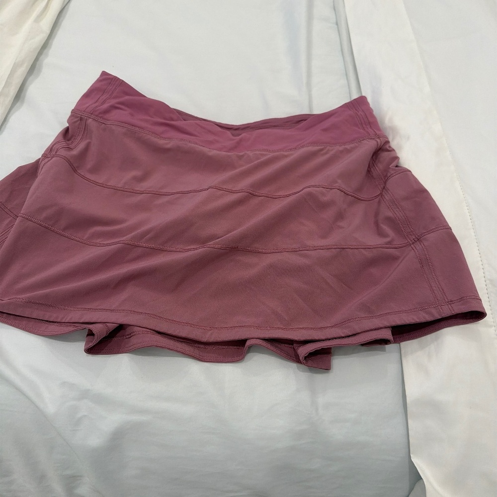 Pink/mauve tennis skirt